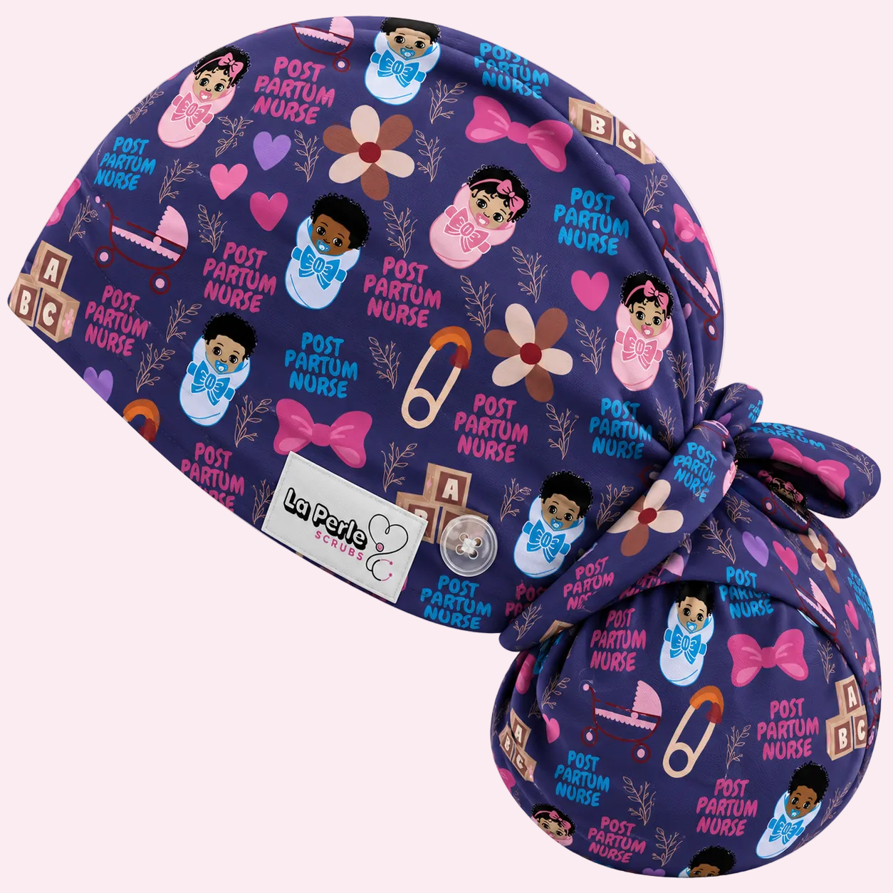 Ponytail Cap - Baby Bow Postpartum