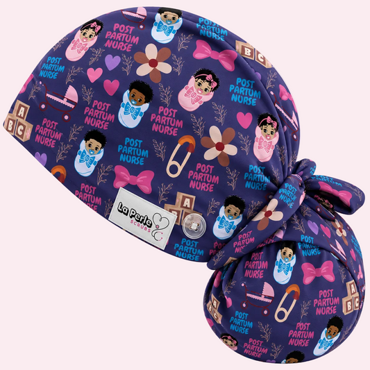 Ponytail Cap - Baby Bow Postpartum